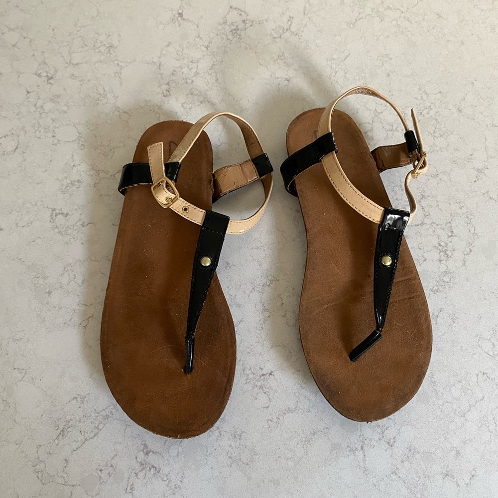 Clark's neutral colored sandal